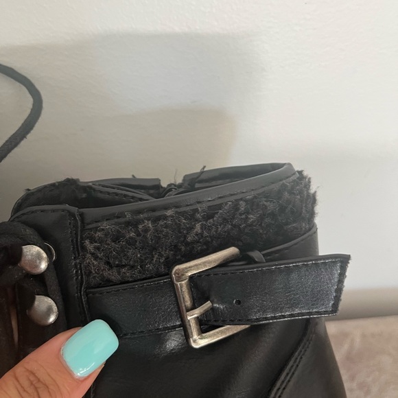 💥HP 💥 Size 5.5 Self Esteem Black Ankle Boots in good condition - Picture 6 of 8